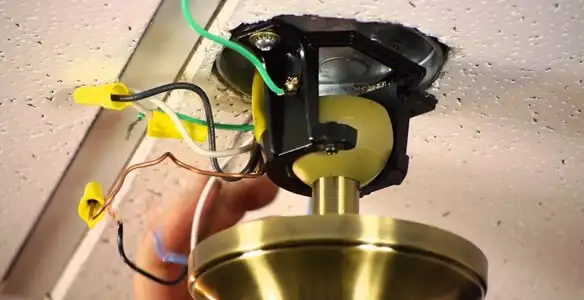 Ceiling fan wiring repair and electrical connection service in Oklahoma City, OK