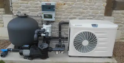 electric heater installation services with connected outdoor heating system equipment in Oklahoma City, OK