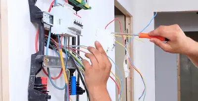 electrician services performing residential electrical panel wiring in Oklahoma City, OK