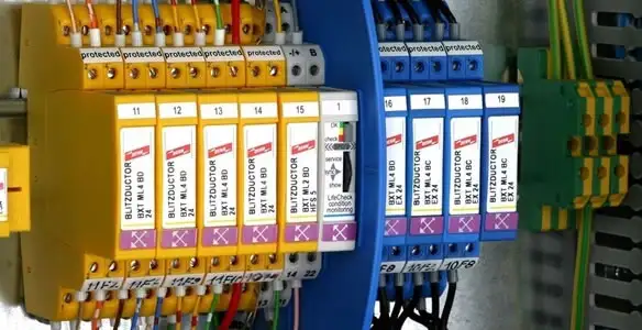 lightning surge protection equipment integrated into electrical system by certified electricians in Oklahoma City, OK