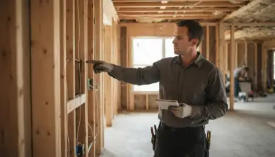 Oklahoma City electrician assessing circuit runs in unfinished wall framing for electrical installation planning