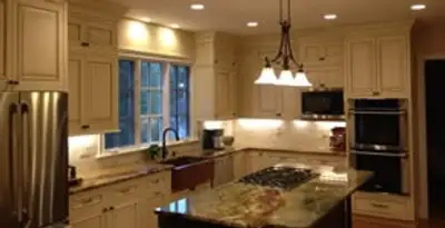 Recessed lighting installation enhancing interior lighting by professional electricians in Oklahoma City, OK